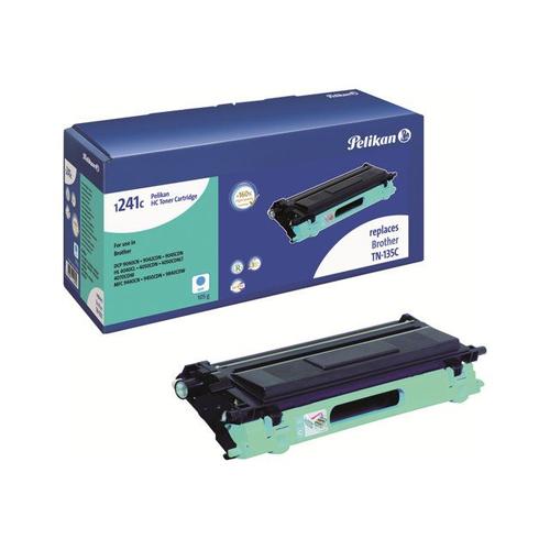 Pelikan 1241 - Cyan - cartouche de toner (équivalent à : Brother TN135C, Brother TN130C ) - pour Brother DCP-9040, DCP-9042, DCP-9045, MFC-9440, MFC-9450, MFC-9840; HL-4040, 4050, 4070