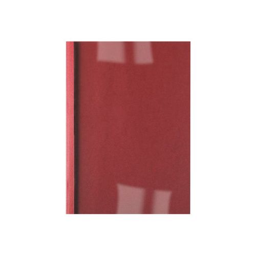GBC LeatherGrain - 3 mm - A4 (210 x 297 mm) - 30 feuilles - 150 micromètres rouge - 250 g/m² - 100 unités couverture à reliure thermique