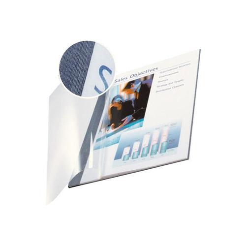 Leitz Impressbind - 14 Mm - A4 (210 X 297 Mm) - 140 Feuilles - Bleu Avec Couvercle Avant Transparent - Couverture Souple