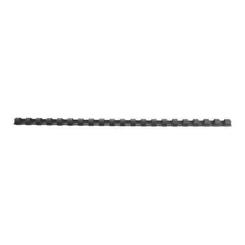 GBC CombBind - 12 mm - 21 anneaux - A4 (210 x 297 mm) - 95 feuilles - noir - 100 unités peigne de reliure en plastique - pour P/N: 2101435, 4400399, IB271106, IB271717