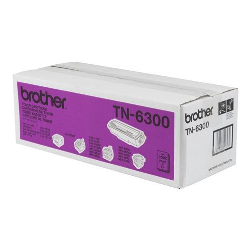 Brother TN6300 - Noir - originale - cartouche de toner - pour Brother DCP-1200, MFC-8600, 9600, 9660, 9760, 9880; FAX-4750, 8360; HL-12XX, 14XX, P2500