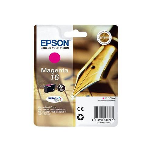 Epson 16 - 3.1 ml - magenta - originale - cartouche d'encre - pour WorkForce WF-2010, 2510, 2520, 2530, 2540, 2630, 2650, 2660, 2750, 2760