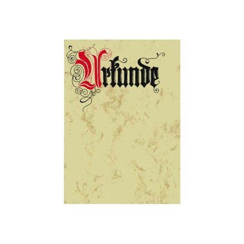 Sigel Design Paper Urkunde Calligraphie - Papier à motifs - A4 (210 x 297 mm) - 185 g/m² - 12 feuille(s)