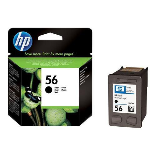HP 56 - 19 ml - noir - originale - cartouche d'encre - pour Deskjet 51XX; Officejet 42XX, 56XX, J5508, J5520; Photosmart 7550; psc 1110, 12XX, 13XX