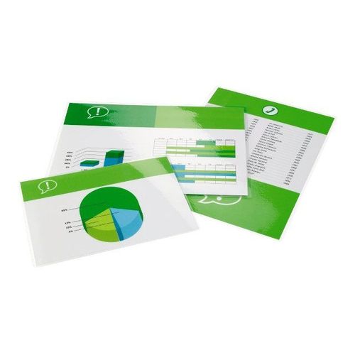 GBC Laminating Pouch - 250 microns pack de 100 - brillant - 216 x 303 mm pochettes plastifiées - pour Fusion 1000L A3, 1000L A4, 1100L A3, 1100L A4, 3000L A3, 3000L A4, 3100L A3, 5100L A3