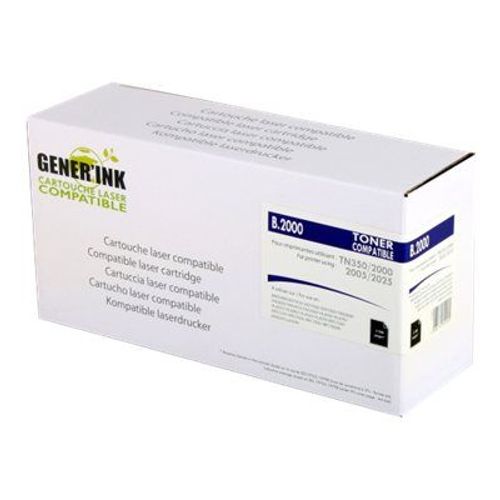 GENERINK B.2000 - 70 g - cartouche de toner (équivalent à : Brother TN2005, Brother TN2000, Brother TN350, Brother TN2025 ) - pour Brother DCP-7010, DCP-7010L, DCP-7025, MFC-7225n, MFC-7420...