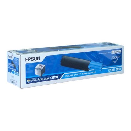 Epson 0193 - Cyan - originale - cartouche de toner - pour AcuLaser C1100, C1100N, C1100N+, CX11N, CX11NF, CX11NFC, CX11NFCT, CX11NFT