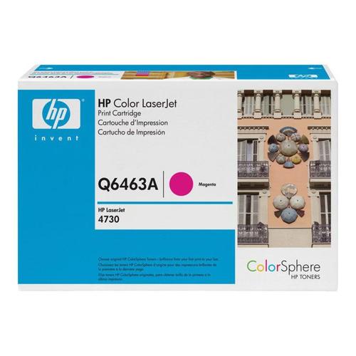 HP 644A - Magenta - originale - LaserJet - cartouche de toner ( Q6463A ) - pour Color LaserJet 4730mfp, 4730x, 4730xm, 4730xs, CM4730, CM4730f, CM4730fm, CM4730fsk