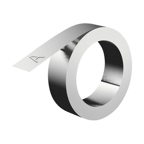 DYMO IND Embossing Aluminum Labels 1/2" - Bande aluminium d'étiquettes autocollantes - Rouleau (12 mm x 3,65 m) 1 rouleau(x) - pour DYMO M1011