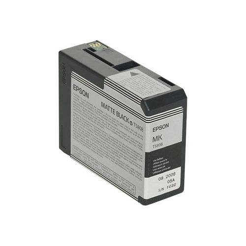 Epson T5808 - 80 ml - noir mat - originale - cartouche d'encre - pour Stylus Pro 3800, Pro 3880