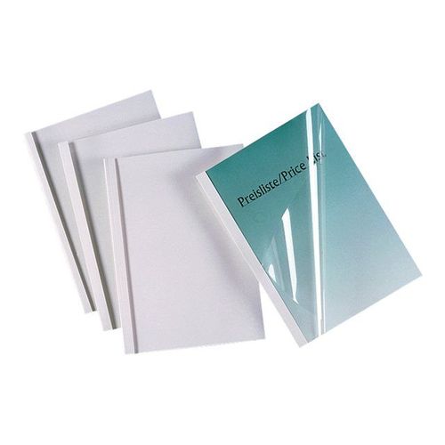 GBC Standard - 50 mm - A4 (210 x 297 mm) - 440 feuilles - 150 micromètres blanc - 240 g/m² - 50 unités couverture à reliure thermique