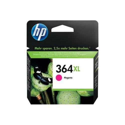 HP 364XL (CB324EE) - Cartouche magenta 750 pages - original - HP 364 grande capacité pour Officejet 46XX; Photosmart 55XX B111, 6510 B211, B010, B109, eStation C510, Wireless B110