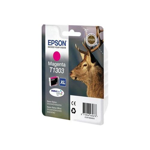 Epson T1303 - 10.1 ml - magenta - originale - blister avec alarme sonore - cartouche d'encre - pour Stylus Office BX535, BX630, BX635, BX935; WorkForce WF-3520, 3530, 3540, 7015, 7515, 7525