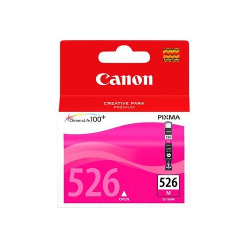 Canon CLI-526M - Magenta - originale - blister - réservoir d'encre - pour PIXMA iP4950, iX6550, MG5350, MG6150, MG6250, MG8150, MG8250, MX715, MX885, MX892, MX895