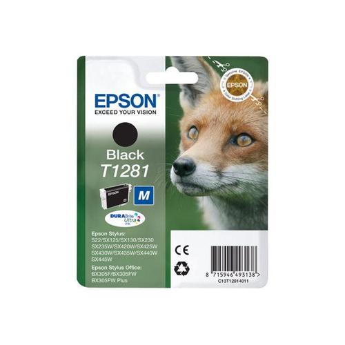 Epson T1281 - 5.9 ml - noir - originale - blister - cartouche d'encre - pour Stylus S22, SX230, SX235, SX420, SX430, SX435, SX438, SX440, SX445; Stylus Office BX305