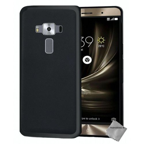 Housse Etui Coque Pochette Silicone Gel Fine Pour Asus Zenfone 3 Ze520kl + Verre Trempe - Noir