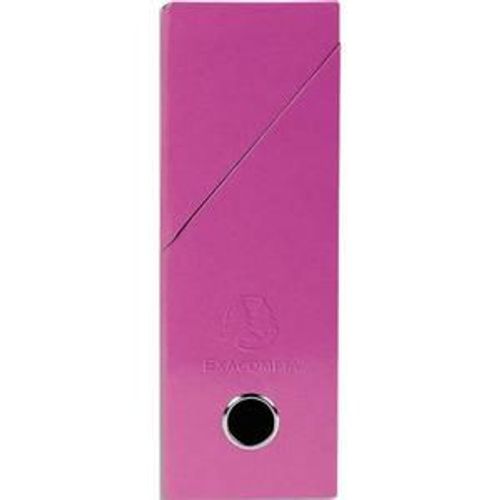 Exacompta Boîte De Transfert Iderama, Carte Lustrée Pelliculée, Dos 9,5 Cm, 34x26 Cm, Coloris Rose