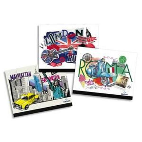 Canson Carton À Dessin 32x45cm À Élastique. Assortiment Capitales D'¿Urope