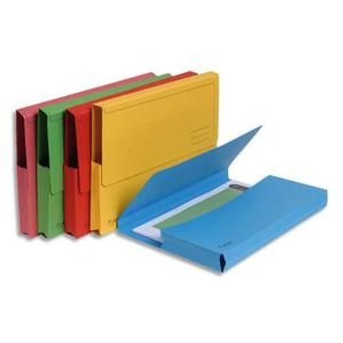 Exacompta Paquet 25 Chemises À Poche Forever En Carte Recyclée 290g. Coloris Assortis Vifs