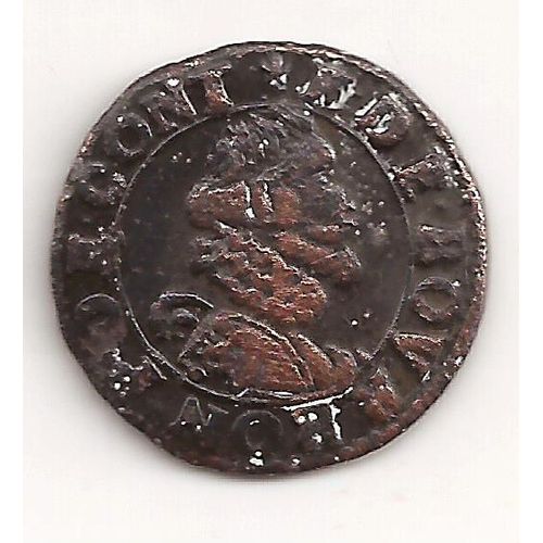 Double Tournois Principauté De Château Regnault, François De Bourbon Conti,  Non Daté (1605-1614) Très Belle Pièce