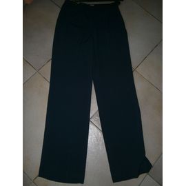 Pantalon Anne Weyburn Cif A 58920323 Polyester 40 Bleu Marine 