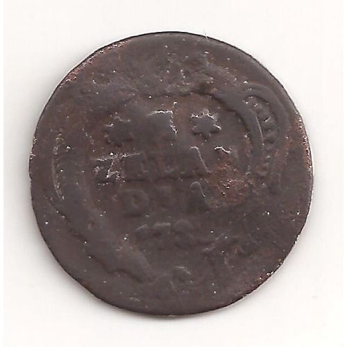 1 Duit Pays Bas Provinces Unies . Zelandia 1782