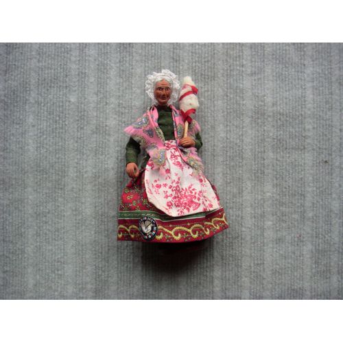 Santon Des Années 1950 - Bergere  18cm
