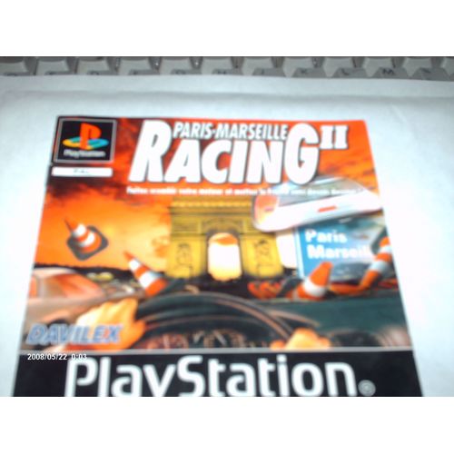 Sony Playstation - Paris Marseille Racing 2 - Livret Mode D'emploi