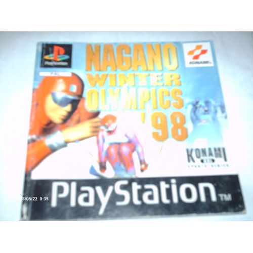 Sony Playstation - Nagano Winter Olympics 98 - Livret Mode D'emploi