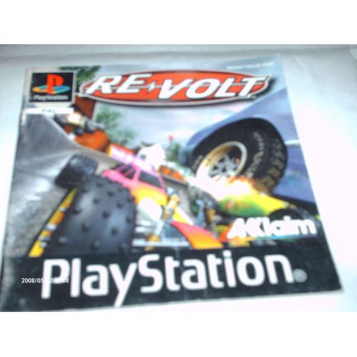 Sony Playstation - Re Volt - Livret Mode D'emploi