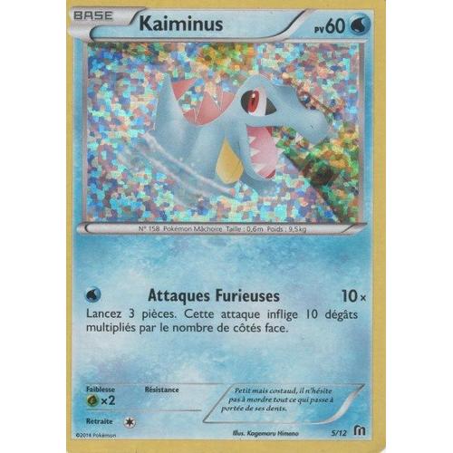 Carte Pokémon "Kaiminus" Pv60 Holo 5/12