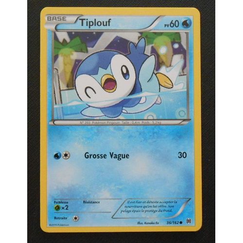 Pokémon - 36/162 - Tiplouf - Xy - Impulsion Turbo - Commune