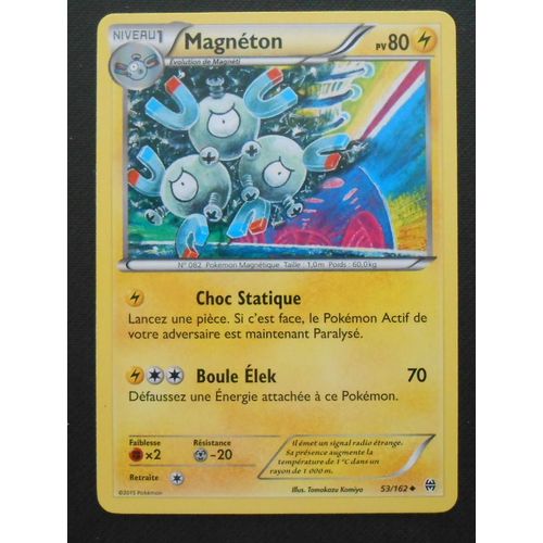 Pokémon - 53/162 - Magnéton - Xy - Impulsion Turbo - Peu Commune
