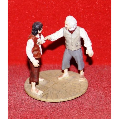 Figurine Le Seigneur Des Anneaux N 128 Bilbon Et Frodon  Avec Son Fascicule