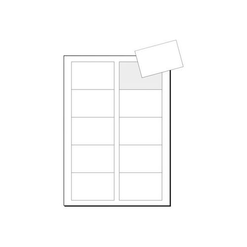 Sigel Business Card 3c Lp796 - Cartes De Visite - Blanc Brillant - 85 X 55 Mm - 225 G/M² - 400 Carte(S) ( 40 Feuille(S) X 10 )