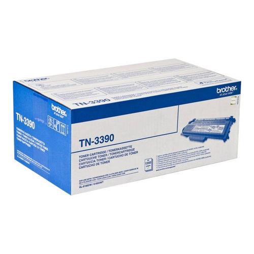 Brother TN3390 - Noir - originale - cartouche de toner - pour Brother DCP-8250DN, MFC-8950DW, MFC-8950DWT; HL-6180DW, 6180DWT