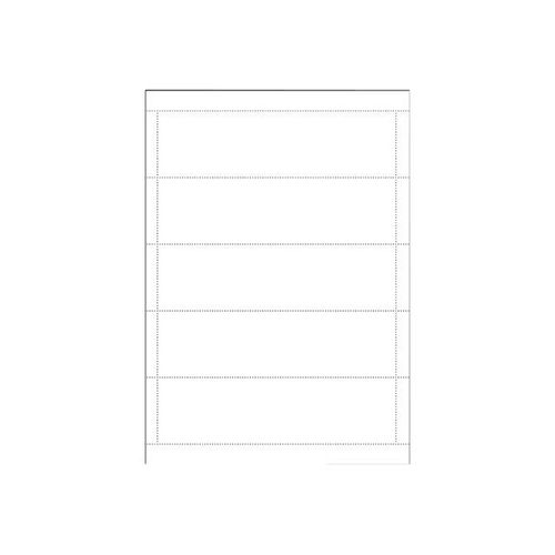 Sigel Pc Inserts Lp734 - Étiquettes Pour Dossiers - Blanc - 53 X 190 Mm - 185 G/M² - 100 Étiquette(S) ( 20 Feuille(S) X 5 )