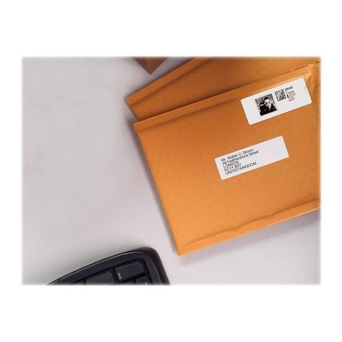 DYMO LabelWriter - Étiquettes d'adresse en papier adhésif permanent - blanc - 36 x 89 mm 520 étiquette(s) ( 2 rouleau(x) x 260 ) - pour DYMO LabelWriter 300, 400, 450, 4XL