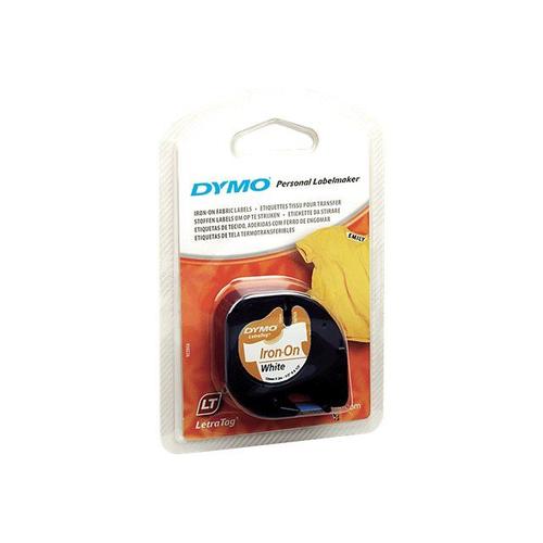 DYMO - Papier transferts sur T-shirt - noir sur blanc - rouleau (1,2 cm x 2 m) 1 rouleau(x) - pour LetraTag