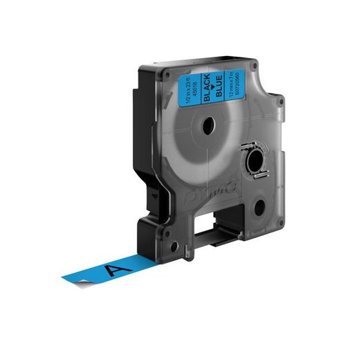 DYMO D1 - Étiquettes - noir sur bleu - Rouleau (1,2 cm x 7 m) 1 rouleau(x) - pour LabelMANAGER; LabelPOINT