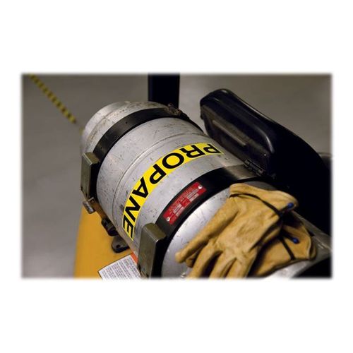 DYMO XTL - Étiquettes en vinyl intérieur/extérieur - noir sur transparent - Rouleau (5,4 cm x 7,5 m) 1 rouleau(x) - pour XTL 500