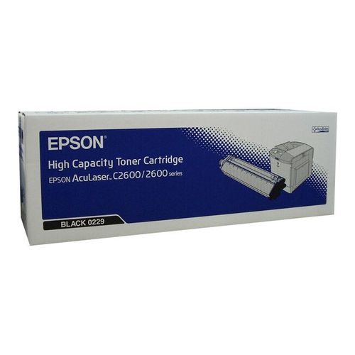 Epson 0229 - Haute capacité - noir - originale - cartouche de toner - pour AcuLaser 2600DN, 2600DTN, 2600N, 2600N+, 2600TN, C2600DN, C2600DTN, C2600N