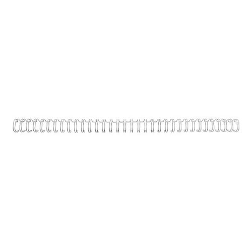 GBC WireBind - 5 mm - 34 anneaux - A4 (210 x 297 mm) - 35 feuilles - argenté(e) - 100 unités fil de ligature