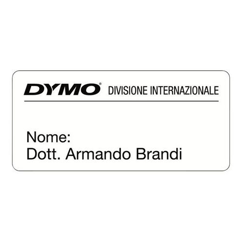 DYMO LabelWriter - Blanc - 89 x 41 mm 300 étiquette(s) (1 rouleau(x) x 300 étiquettes pour badges - pour DYMO LabelWriter