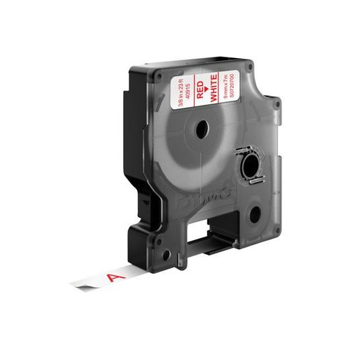 DYMO D1 - Ruban brillant - rouge sur blanc - Rouleau (0,9 cm x 7 m) 1 rouleau(x) - pour LabelMANAGER