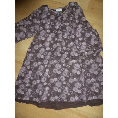 Robe Vertbaudet Coton 5 Ans Marron