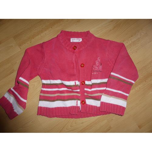 Gilet Sucre D'orge Coton 4 Ans Multicolore 