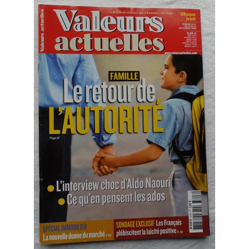 Valeurs Actuelles N° 3747 - Du 18 Au 24 Septembre 2008.