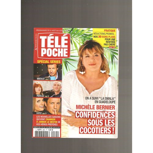 Télé Poche 2481 Michele Bernier Mentalist Profilage Castle