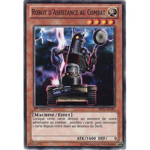 Bp01-Fr181 - Robot D'assistance Au Combat - Starfoil Rare Française Yu-Gi-Oh